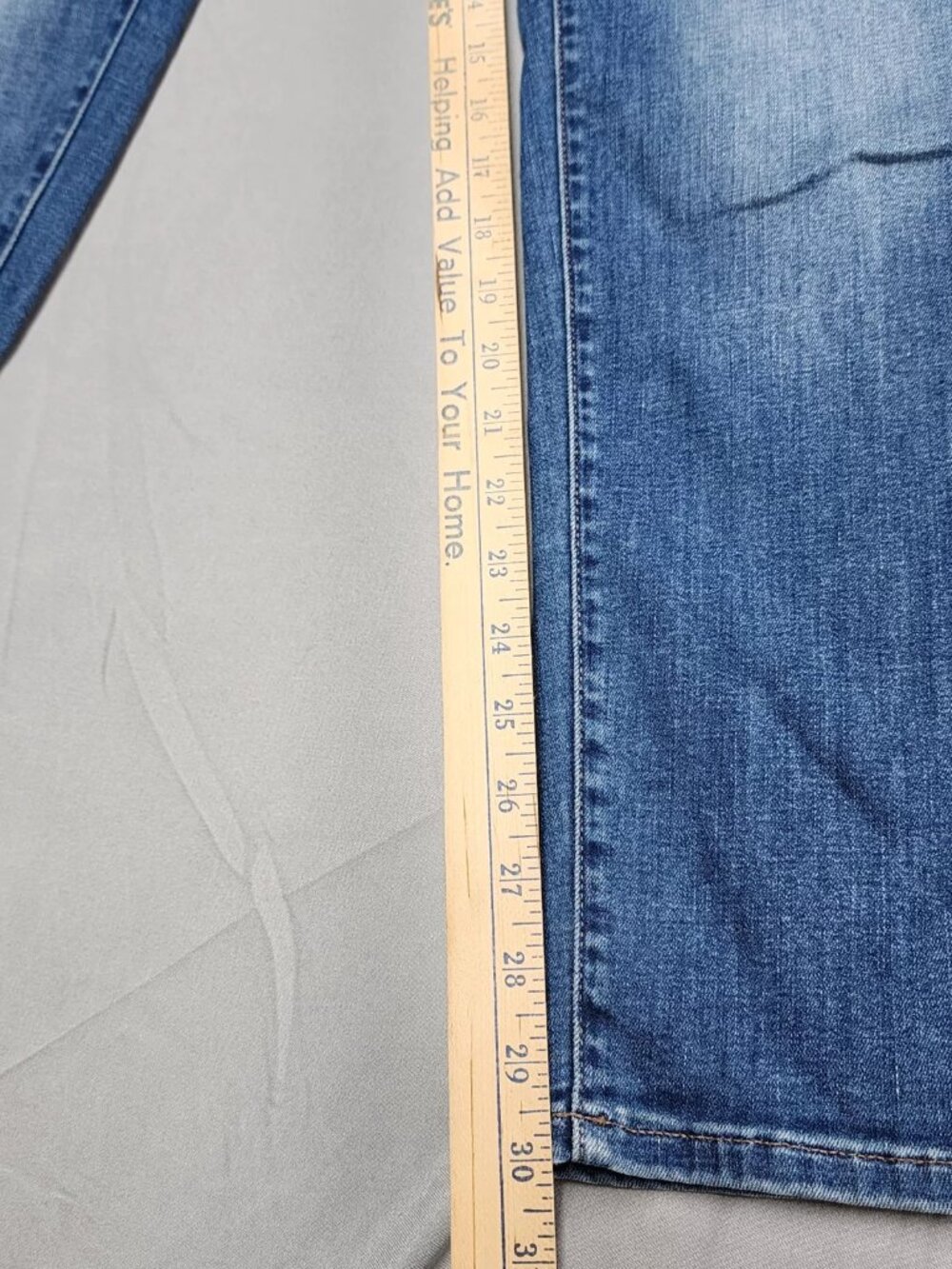 J. Jill Authentic Fit Slim Ankle Jeans Womens 14T Blue Stretch Mid Rise Denim - Picture 9 of 10